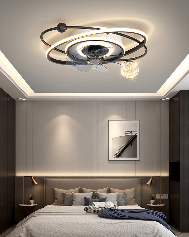 Diff Low Profile Ceiling Fan with Remote-DF5058