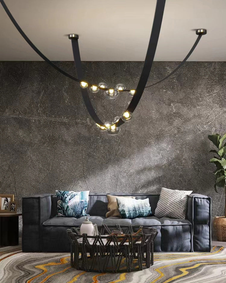 Diff Leather Belt Chandelier-DF2265