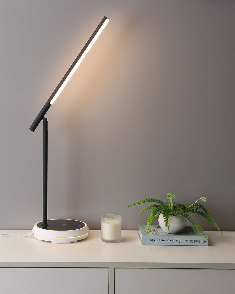 Diff Dimmable Touch Cantilever Desk Lamp with Wireless Charger-DF8040