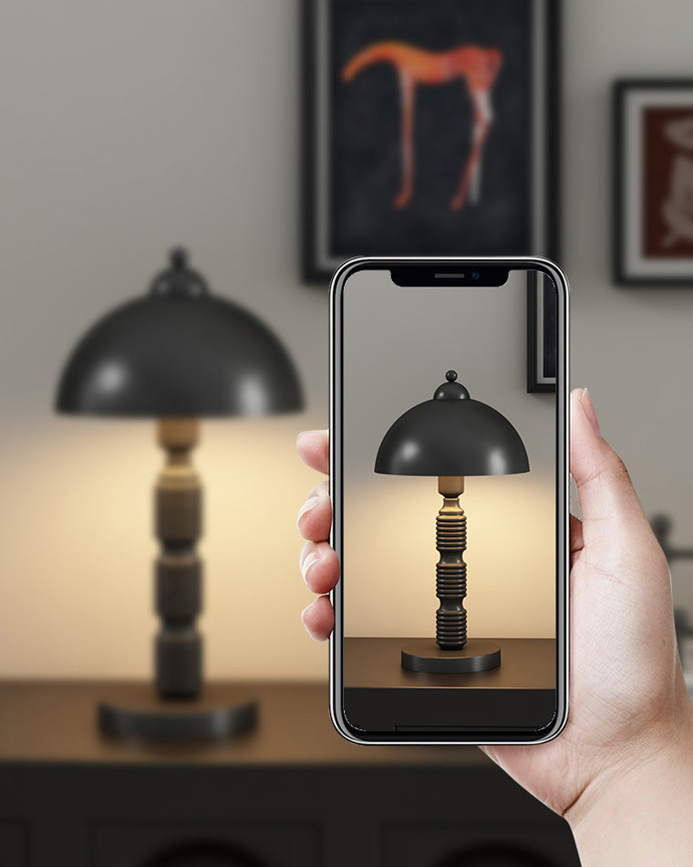Diff Dome Column Chrome Table Lamp-DF8047