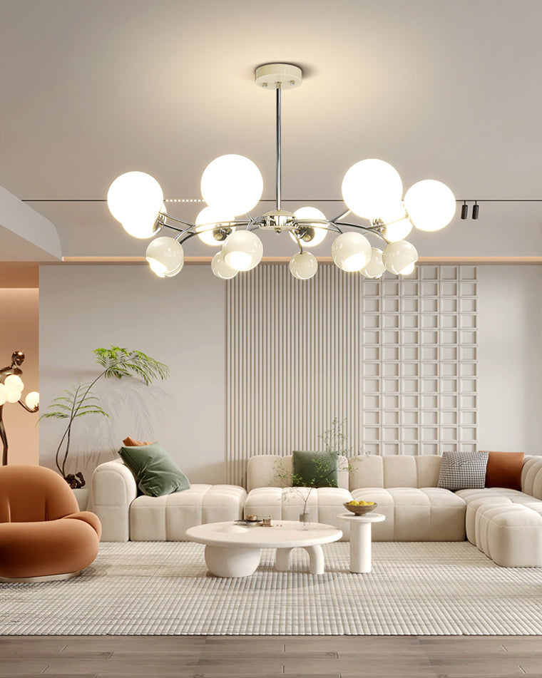Diff Space Age Glass Globe Chandelier-DF2290