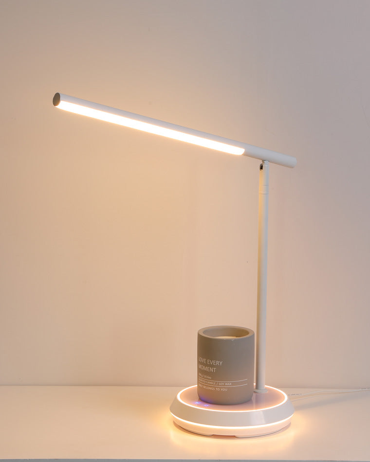 Diff Dimmable Touch Cantilever Desk Lamp with Wireless Charger-DF8040