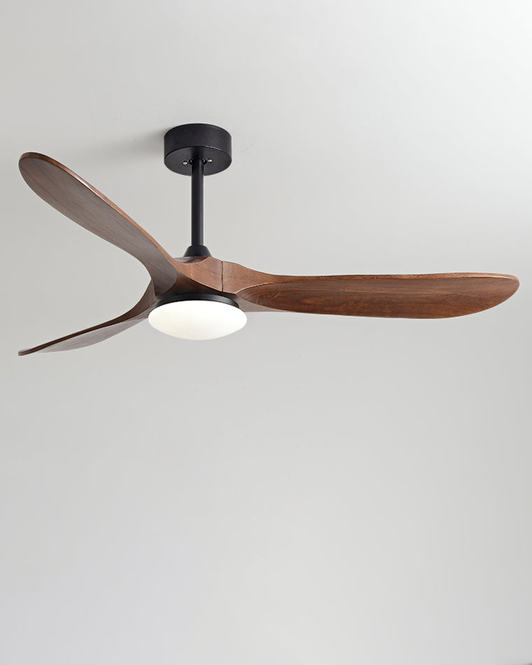 Diff 52" Propeller Wood Ceiling Fan with Dimmable Light-DF5008