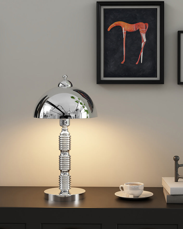 Diff Dome Column Chrome Table Lamp-DF8047