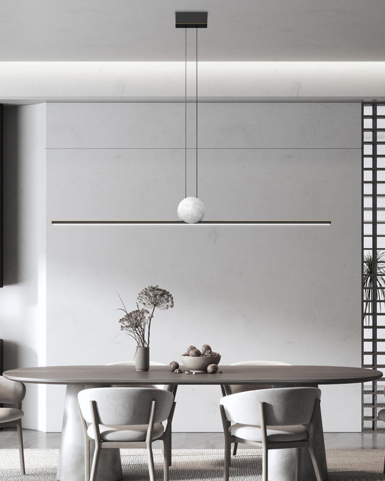 Diff Marble Linear Pendant Light-DF2329