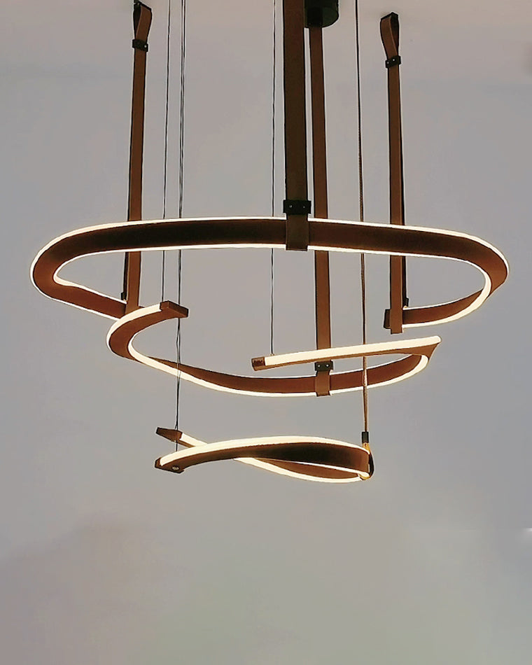 Diff Belt Circular Chandelier-DF2266