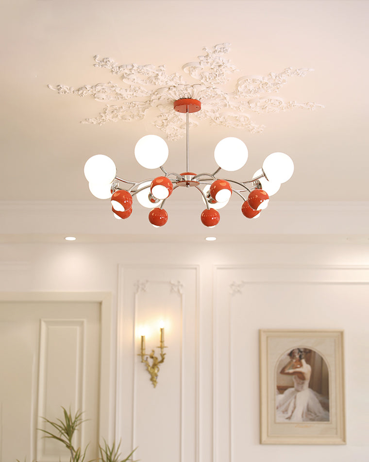 Diff Space Age Glass Globe Chandelier-DF2290