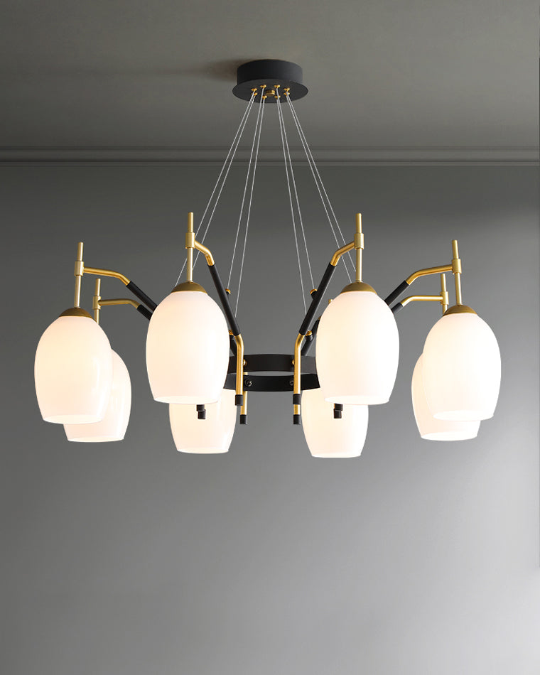 Diff Glass Bell Chandelier-DF2260