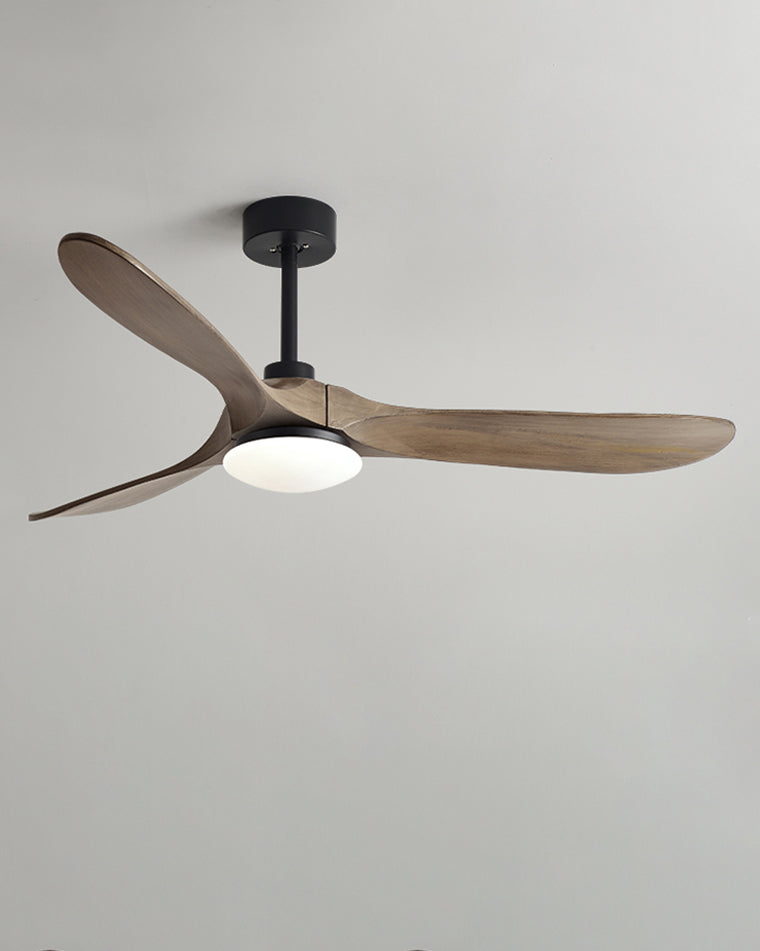 Diff 52" Propeller Wood Ceiling Fan with Dimmable Light-DF5008