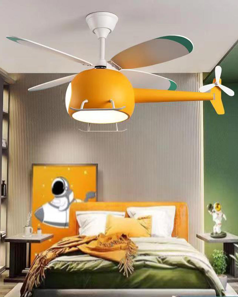Diff 36" Remote Airplane Ceiling Fan with Dimmable Light-DF5007