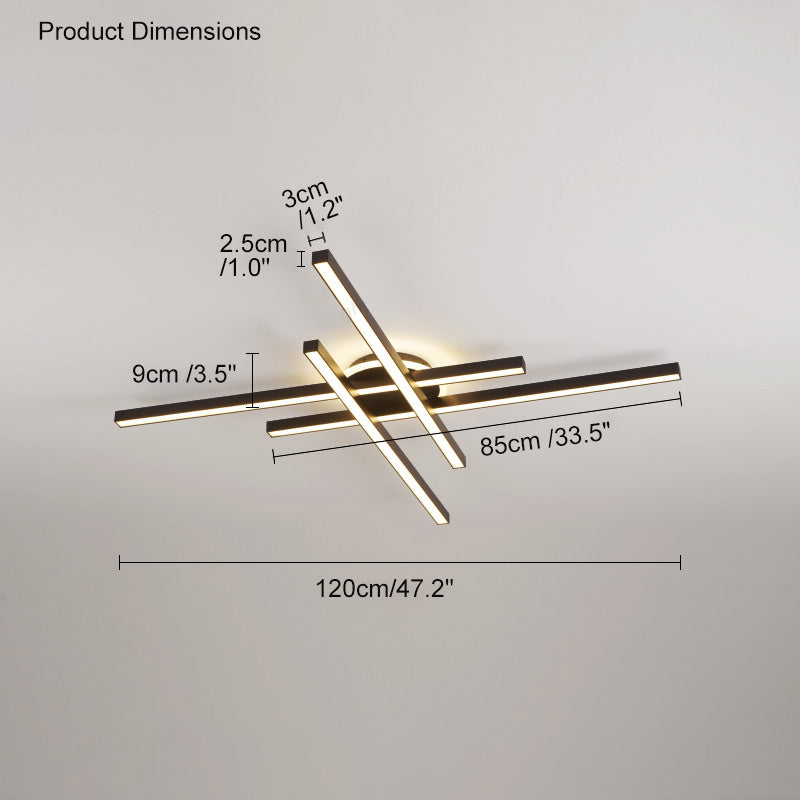 Diff Integrated Led Flush Mount Ceiling Light-DF1008