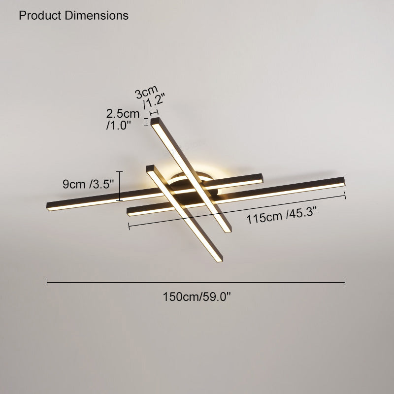 Diff Integrated Led Flush Mount Ceiling Light-DF1008
