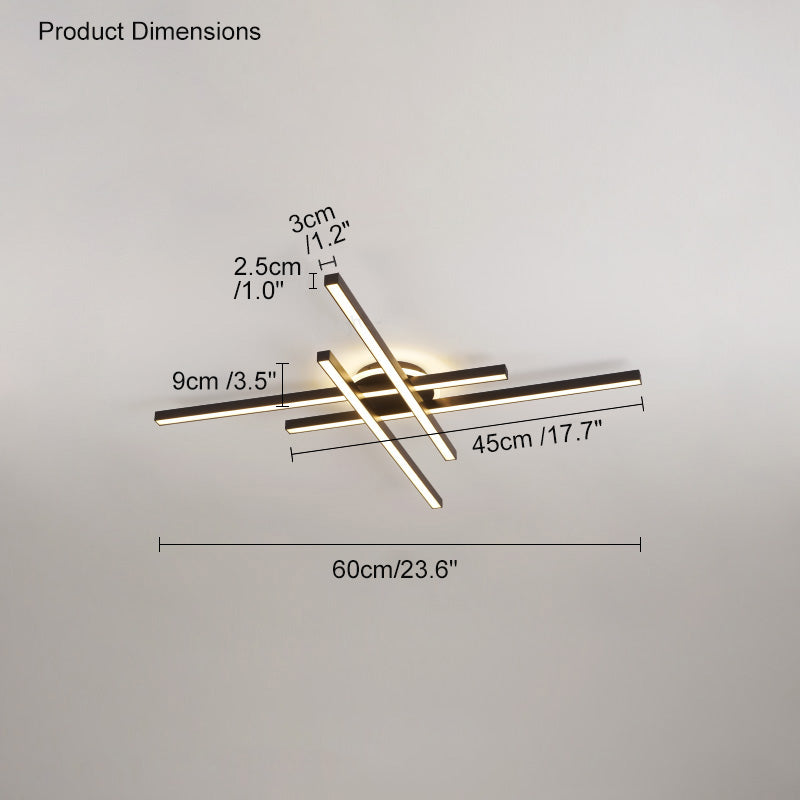 Diff Integrated Led Flush Mount Ceiling Light-DF1008