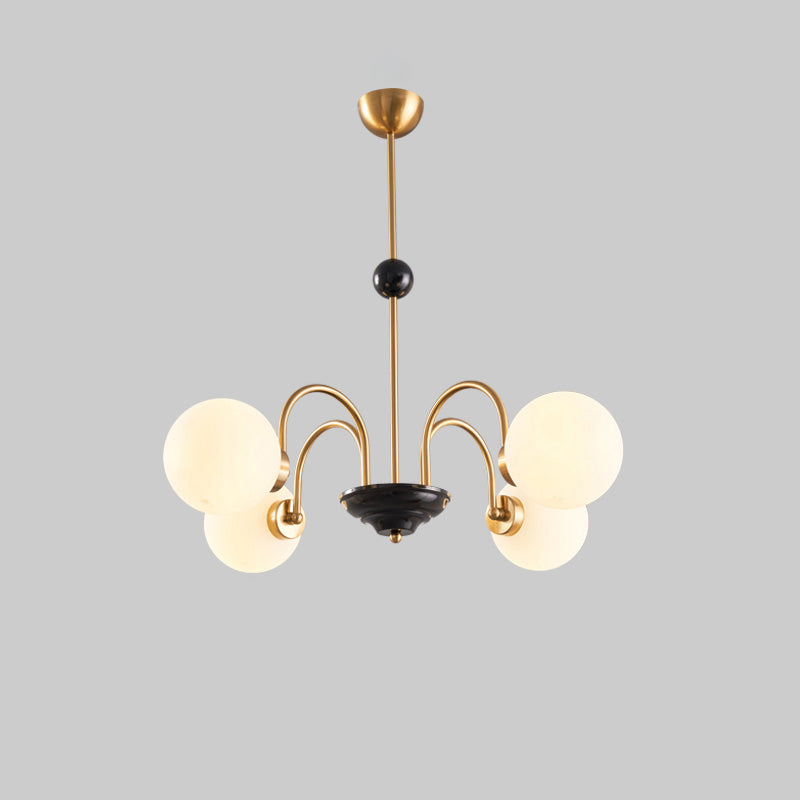 Diff Art Deco Frosted Glass Globe Chandelier-DF2304