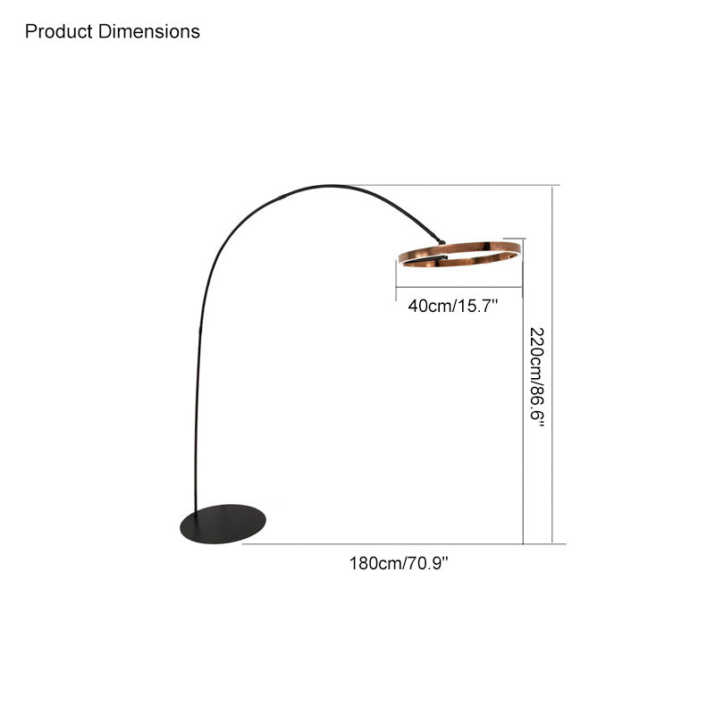 Diff Circular Arc Floor Lamp-DF7006