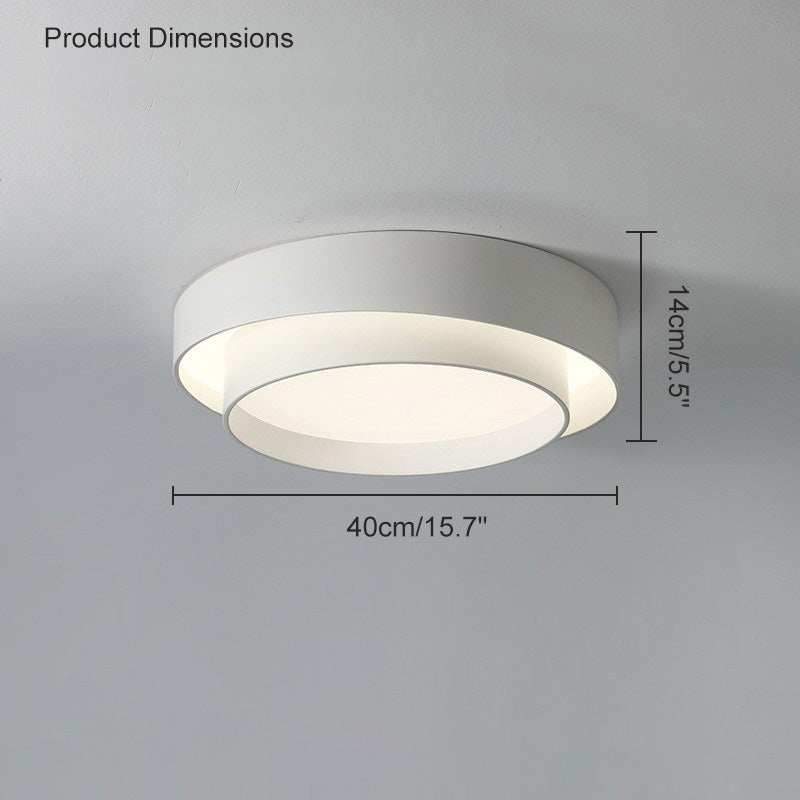 Diff Asymmetrical Round Flush Mount Ceiling Light-DF1022