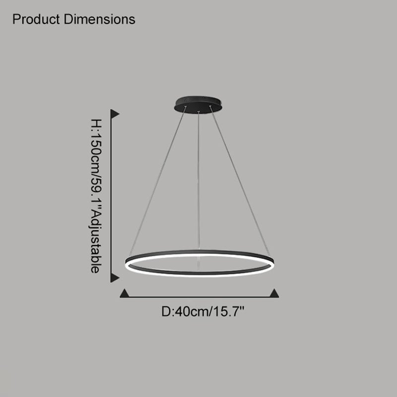 Diff Ring Pendant Light-DF2030