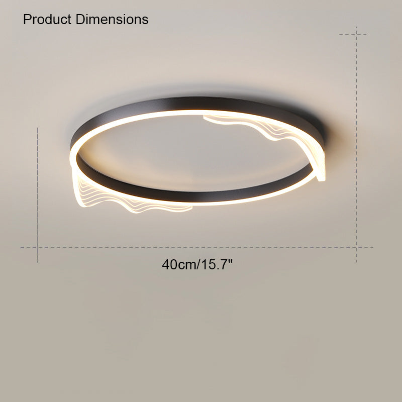 Diff Wavy Round Integrated Led Ceiling Light-DF1035