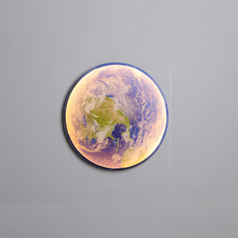 Diff Moon/Earth Round Wall Sconce-DF6102