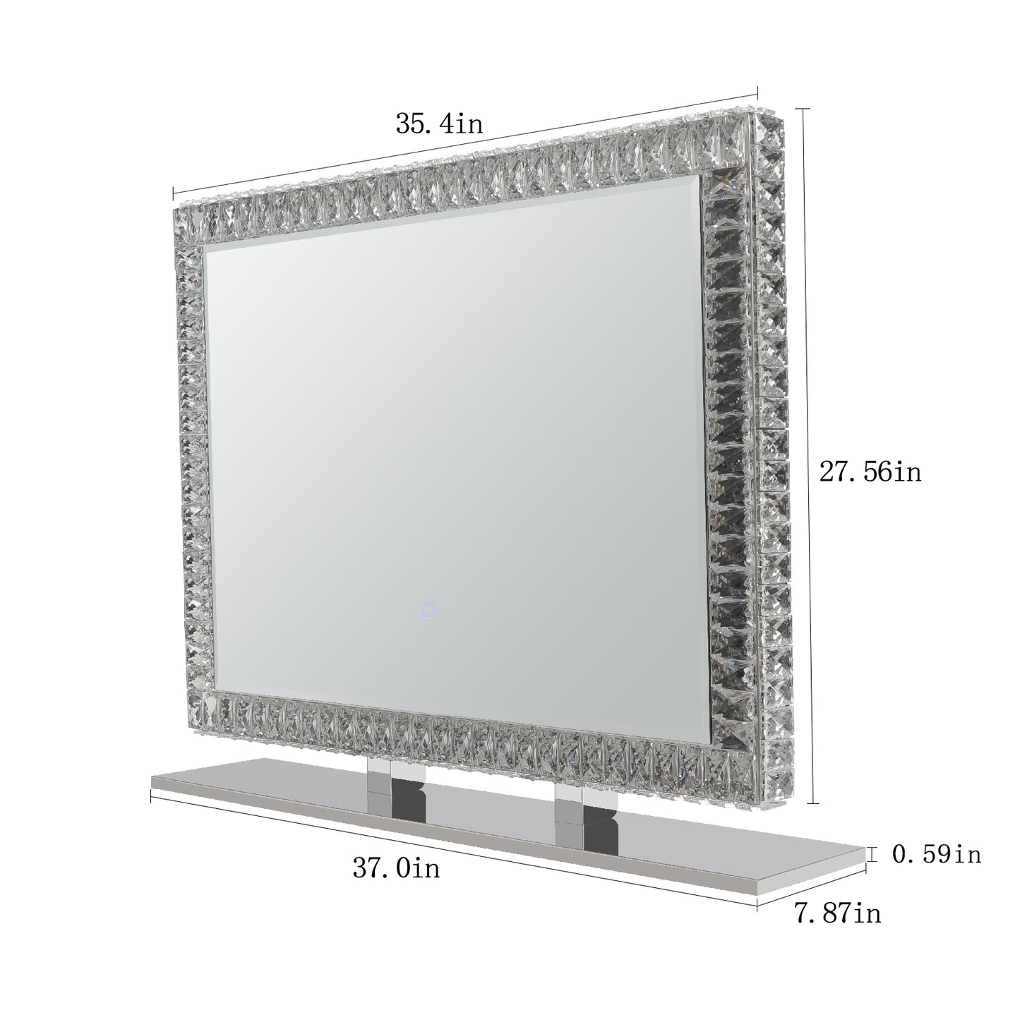 LED Crystal Mirror Light With Dimmable Lights-DG2025