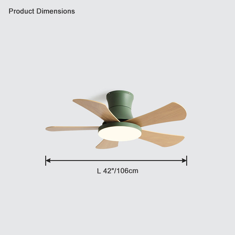 Diff 42"/52" Low Profile Ceiling Fan with Dimmable Light-DF5014