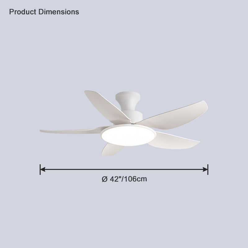 Diff 42" Low Profile Ceiling Fan with Dimmable Light-DF5020