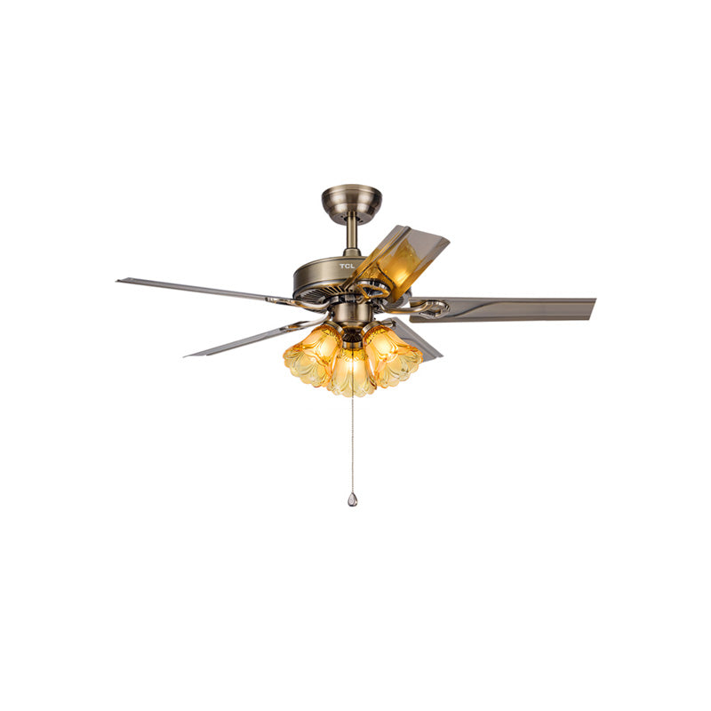 Diff 42"/52" Ceiling Fan Chandelier with Pull Chain-DF5018
