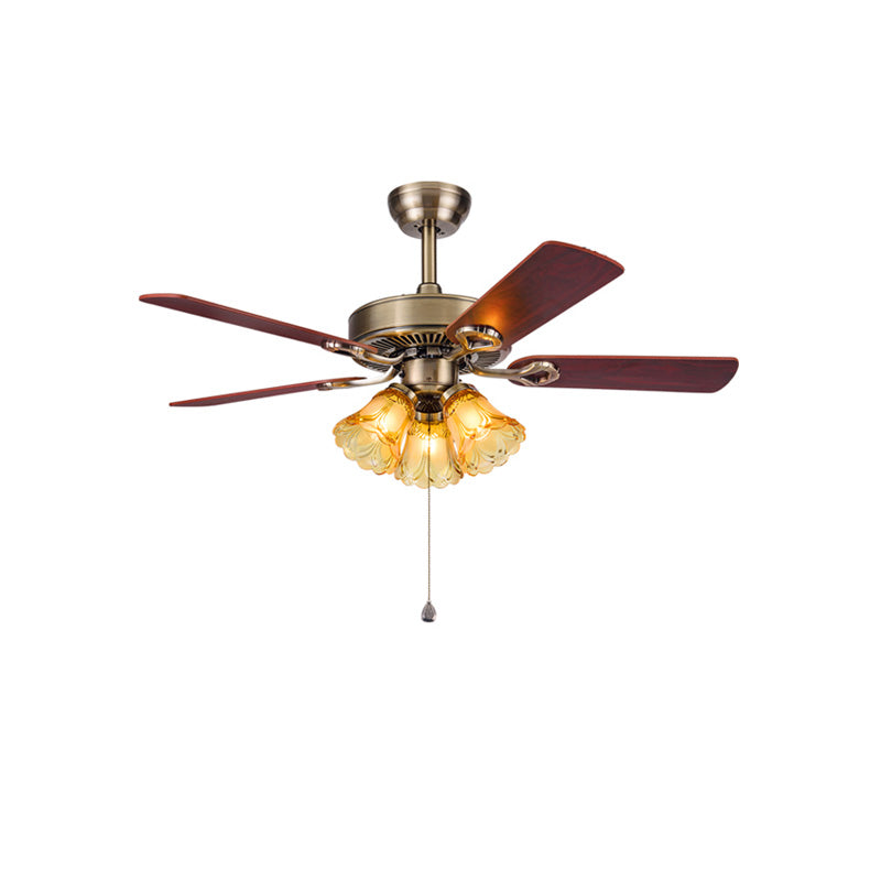Diff 42"/52" Ceiling Fan Chandelier with Pull Chain-DF5018