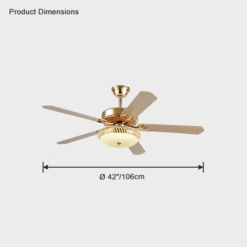 Diff 52" Reversible Slimline Ceiling Fan with Dimmable Light-DF5030