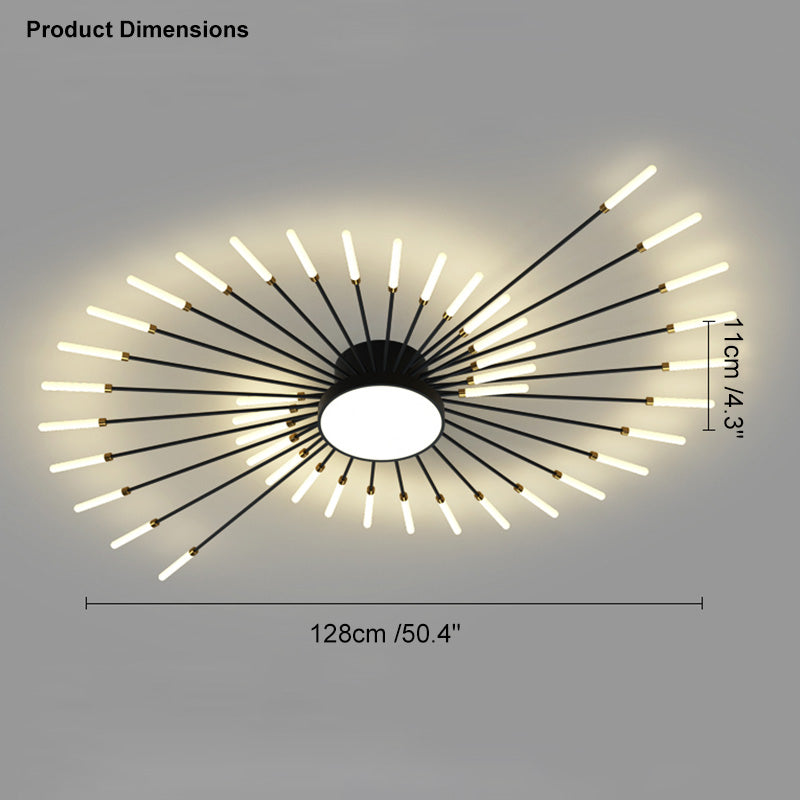 Diff Fireworks Swirl Ceiling Light-DF1001