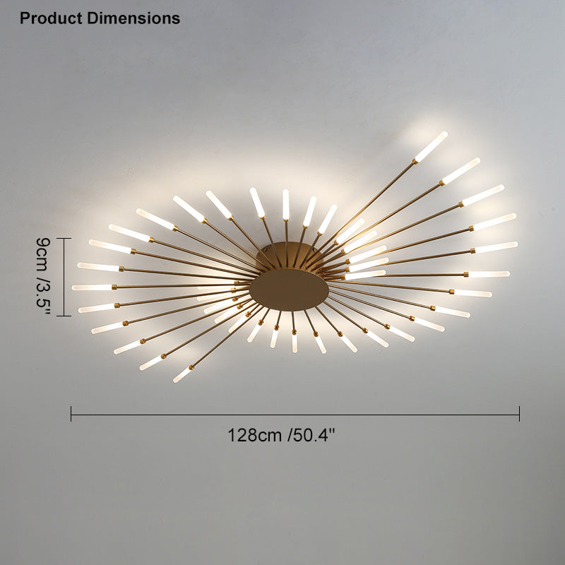 Diff Fireworks Starburst Ceiling Light-DF1000
