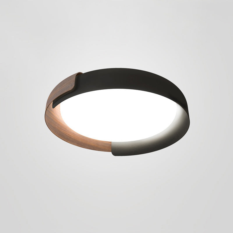 Diff Walnut Grain Round Ceiling Light-DF1018
