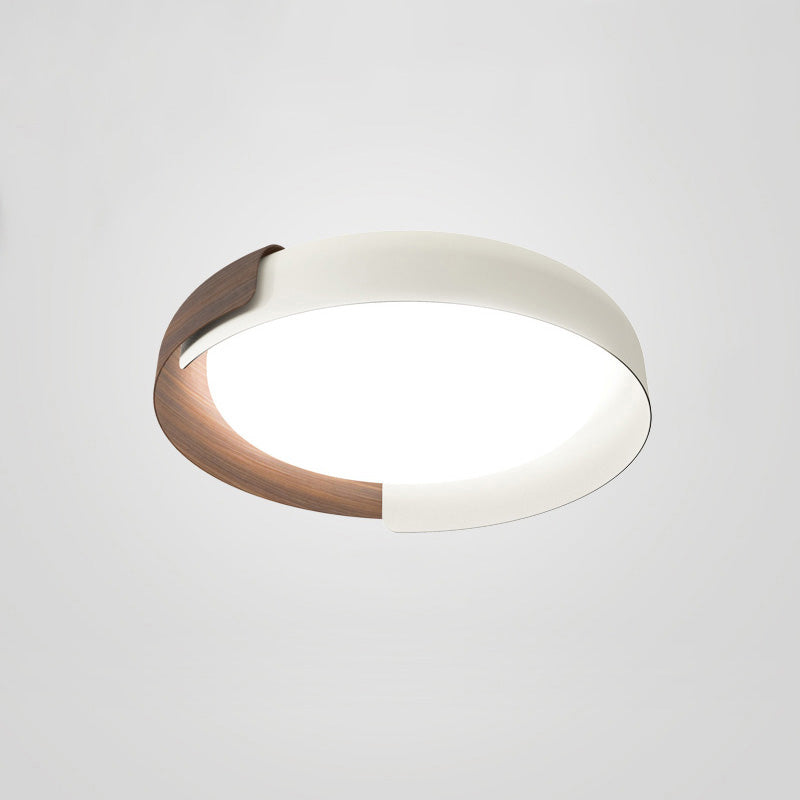 Diff Walnut Grain Round Ceiling Light-DF1018