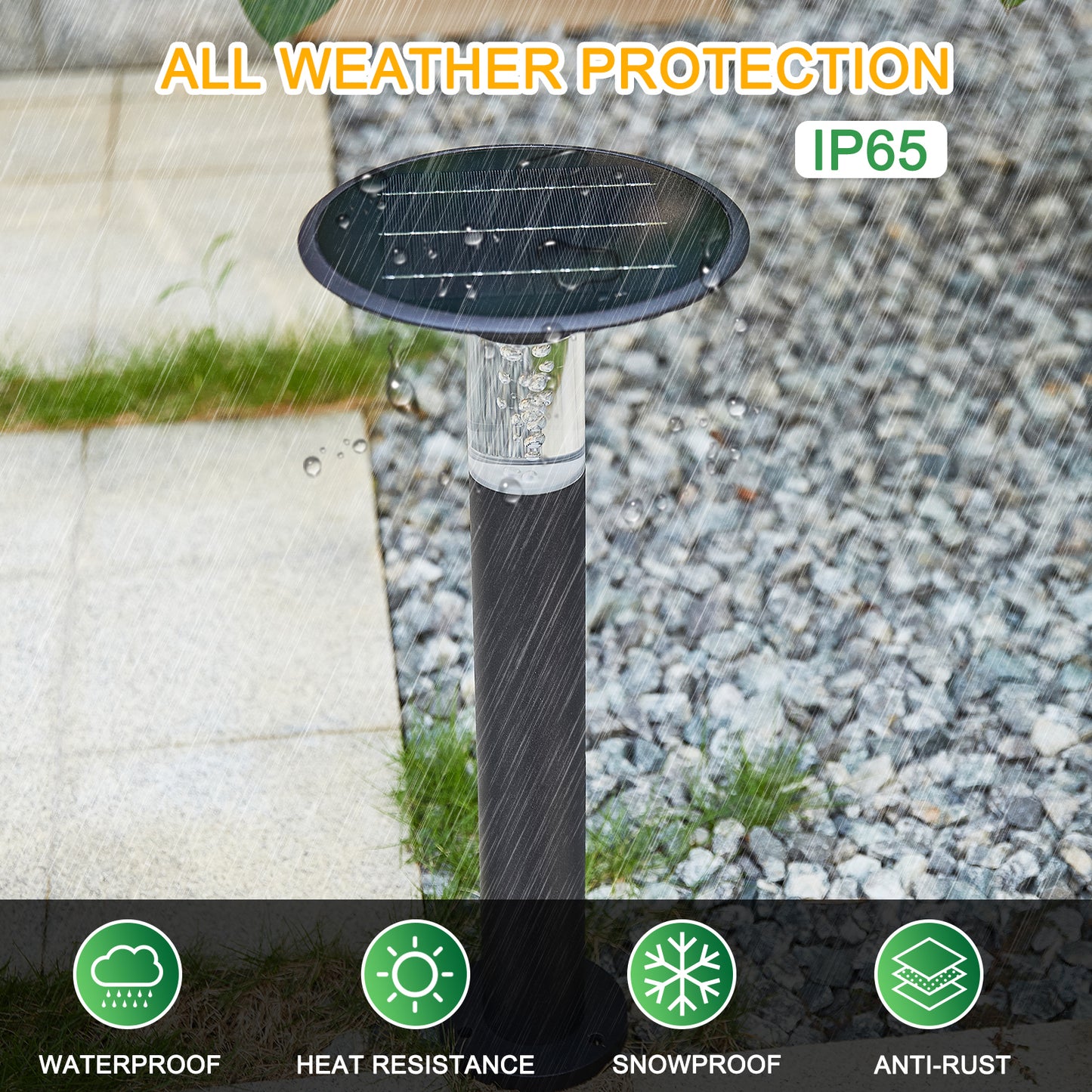 Solar Lawn Light With Dimmable LED-DG2058
