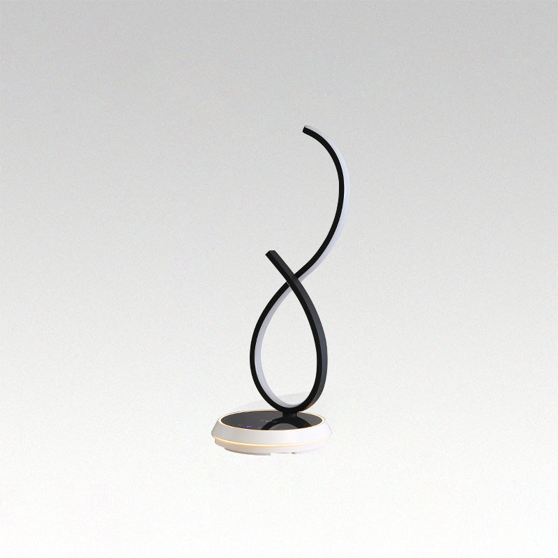 Diff Dimmable Infinity Sculptural Table Lamp with Wireless Charger-DF8043