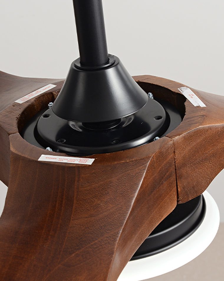 Diff 52" Propeller Wood Ceiling Fan with Dimmable Light-DF5008