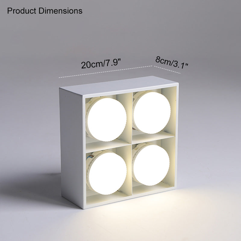 Diff Square Flush Mount Ceiling Light-DF1023