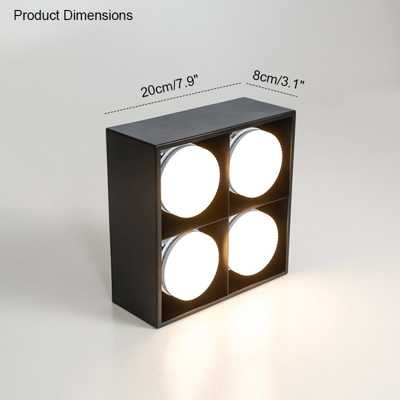 Diff Square Flush Mount Ceiling Light-DF1023