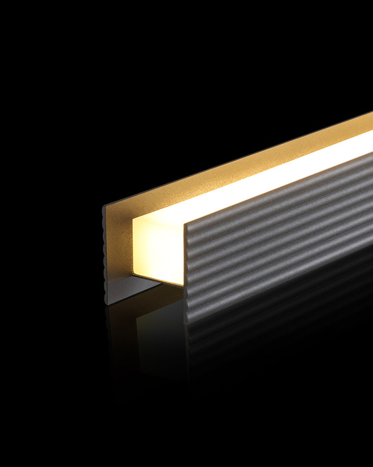 Diff Contemporary Black Linear Led Pendant Light-DF2281