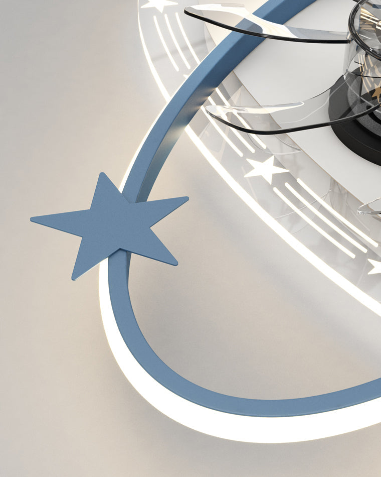 Diff Small Low Profile Ceiling Fan with Remote-DF5059