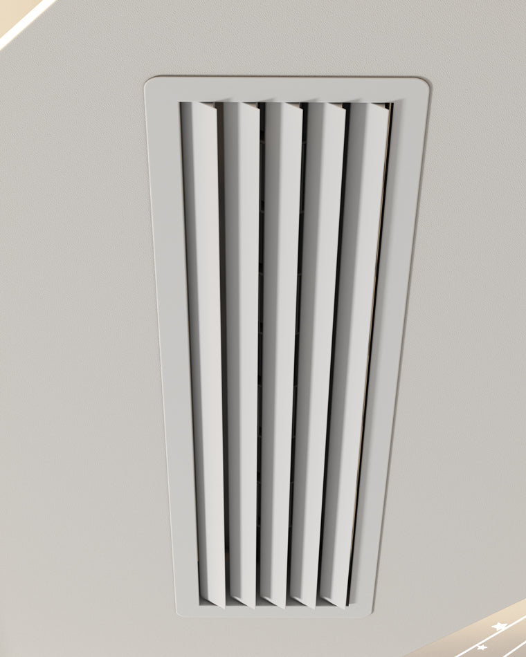 Diff Bladeless Flush Mount Ceiling Fan with Remote-DF5057