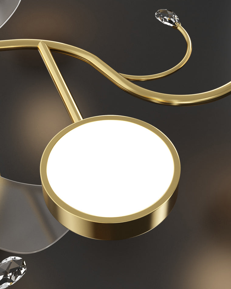 Diff Remote Ceiling Fan Chandelier-DF5045