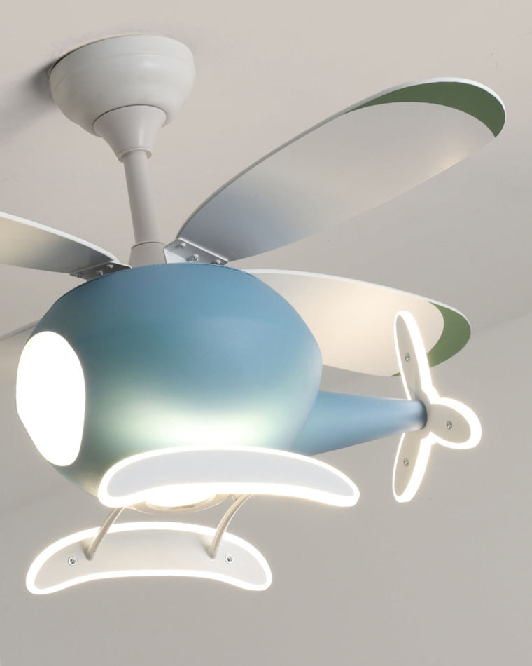 Diff 36" Remote Airplane Ceiling Fan with Dimmable Light-DF5007