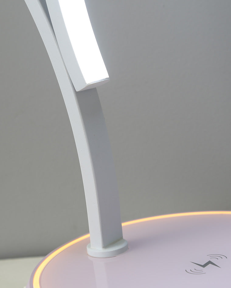 Diff Dimmable Touch Arc Desk Lamp with Wireless Charger-DF8041