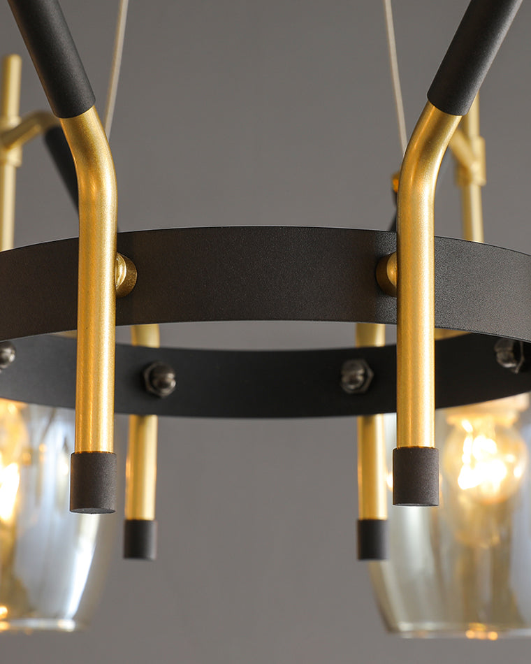 Diff Glass Bell Chandelier-DF2260