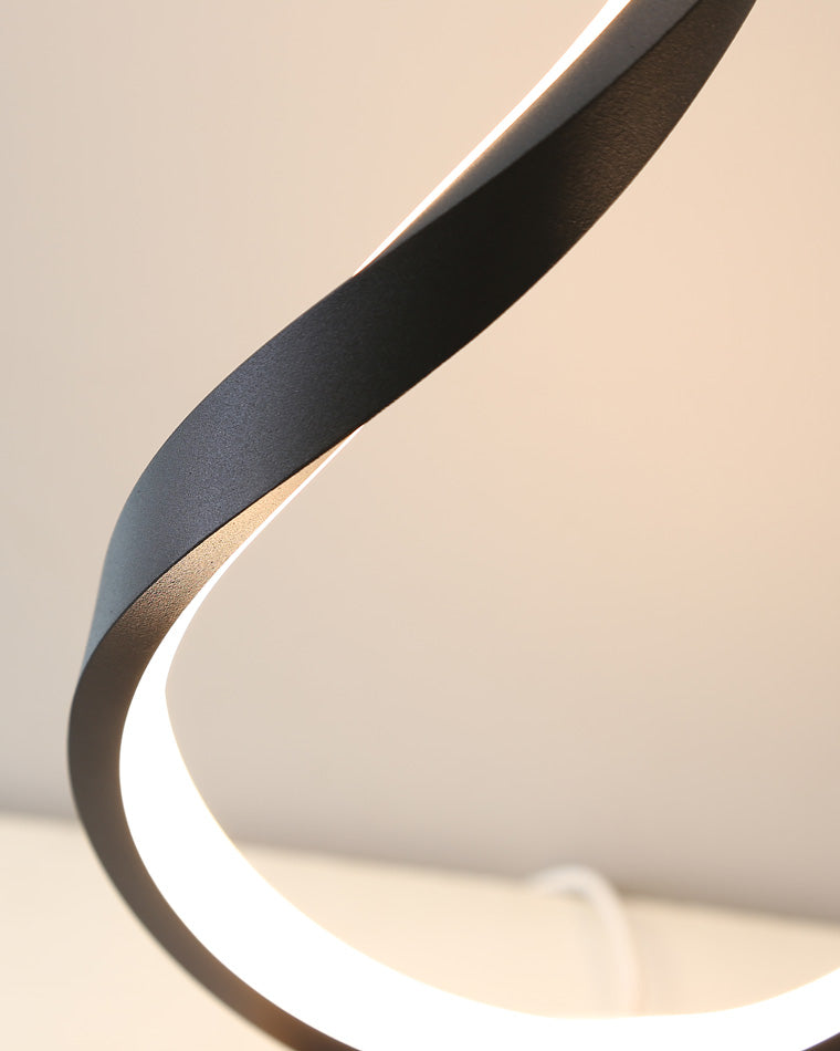 Diff Dimmable Infinity Sculptural Table Lamp with Wireless Charger-DF8043