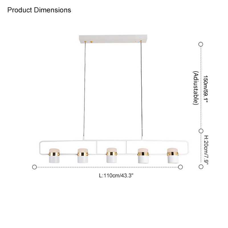 Diff Linear Spotlight Kitchen Pendant Light-DF2019