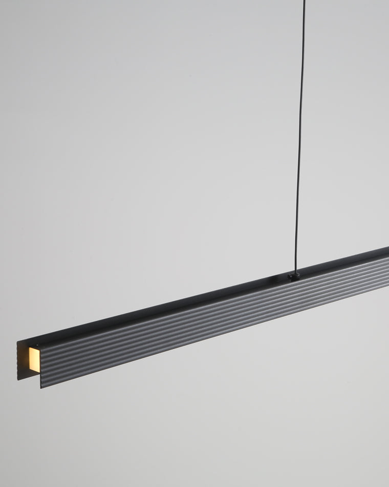 Diff Contemporary Black Linear Led Pendant Light-DF2281