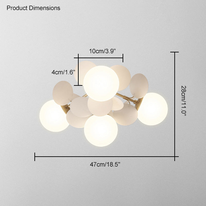 Diff Branching Bubble Chandelier-DF2044