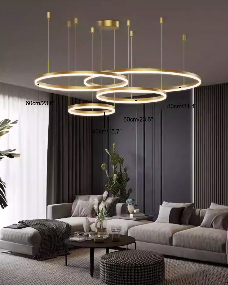 Diff Wireless 3 LED Ring Chandelier-DF2003
